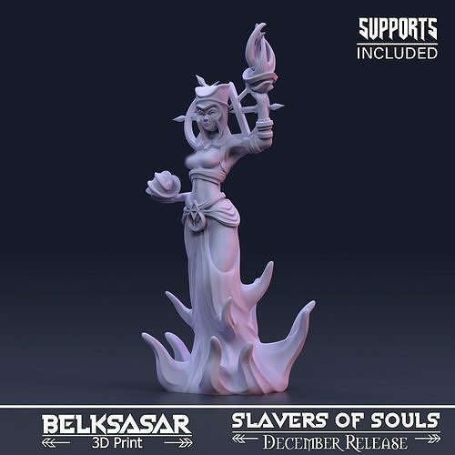 Servant Oracle Topless 3D print model