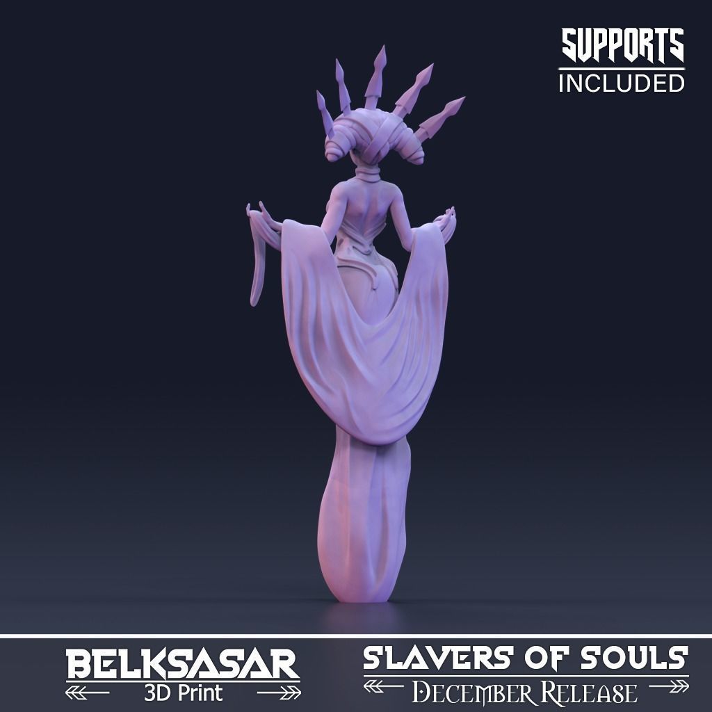 Soul Caller Normal and Topless 3D print model_5