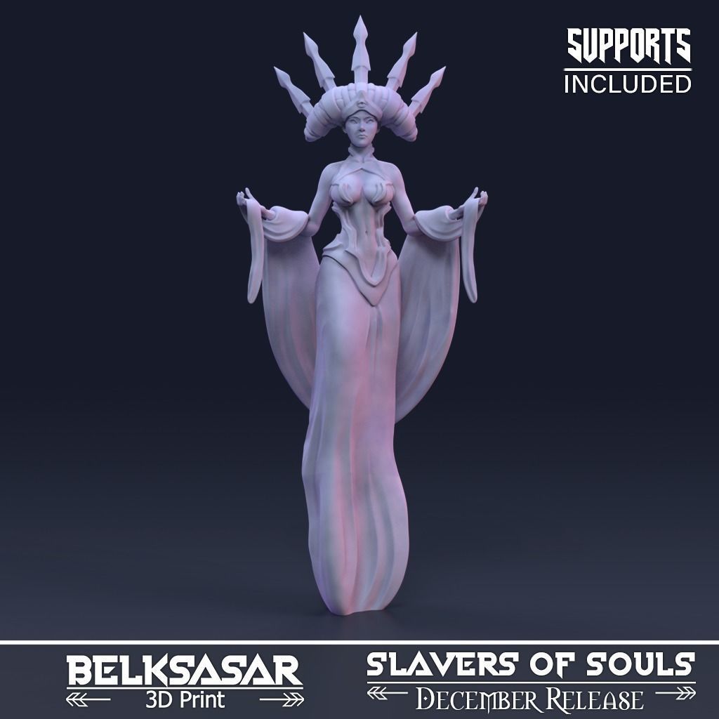 Soul Caller Normal and Topless 3D print model_2