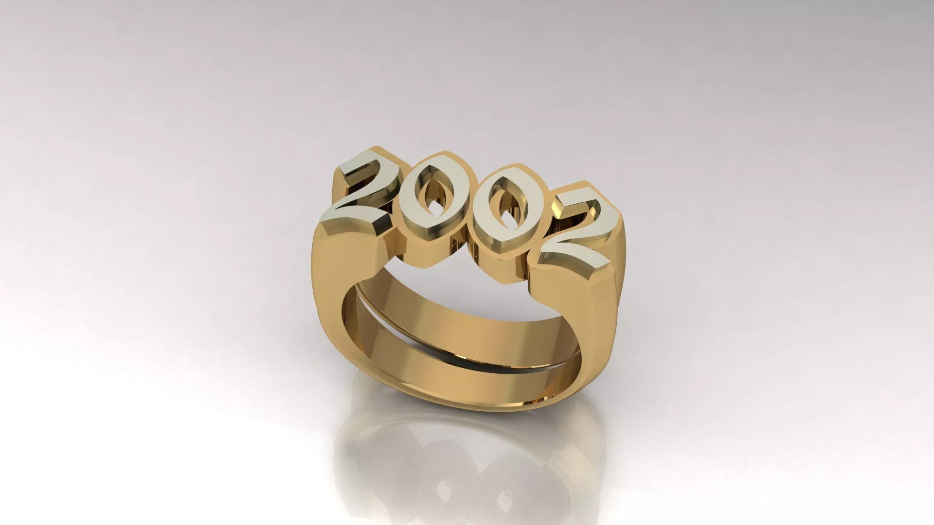 2002 date ring 3D print model