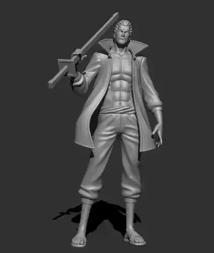 Onepeice Redhair Pirates Crew - Hongo 3D print model