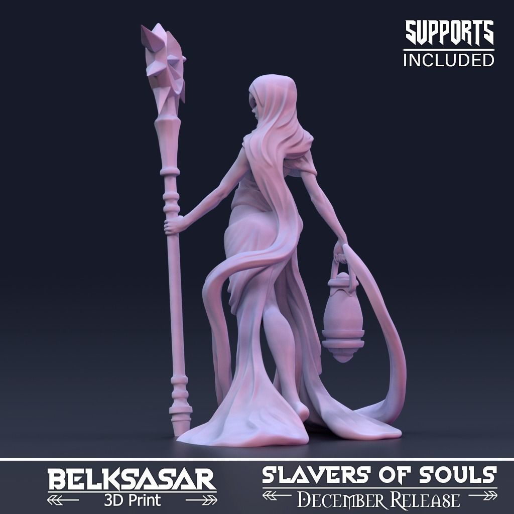 Soul Guide Normal and Nude 3D print model_4