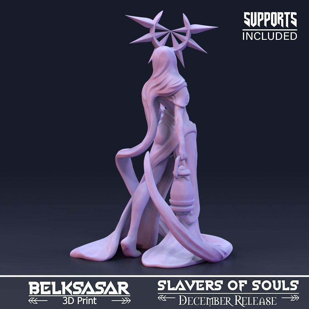 Soul Guide Normal and Nude 3D print model_5