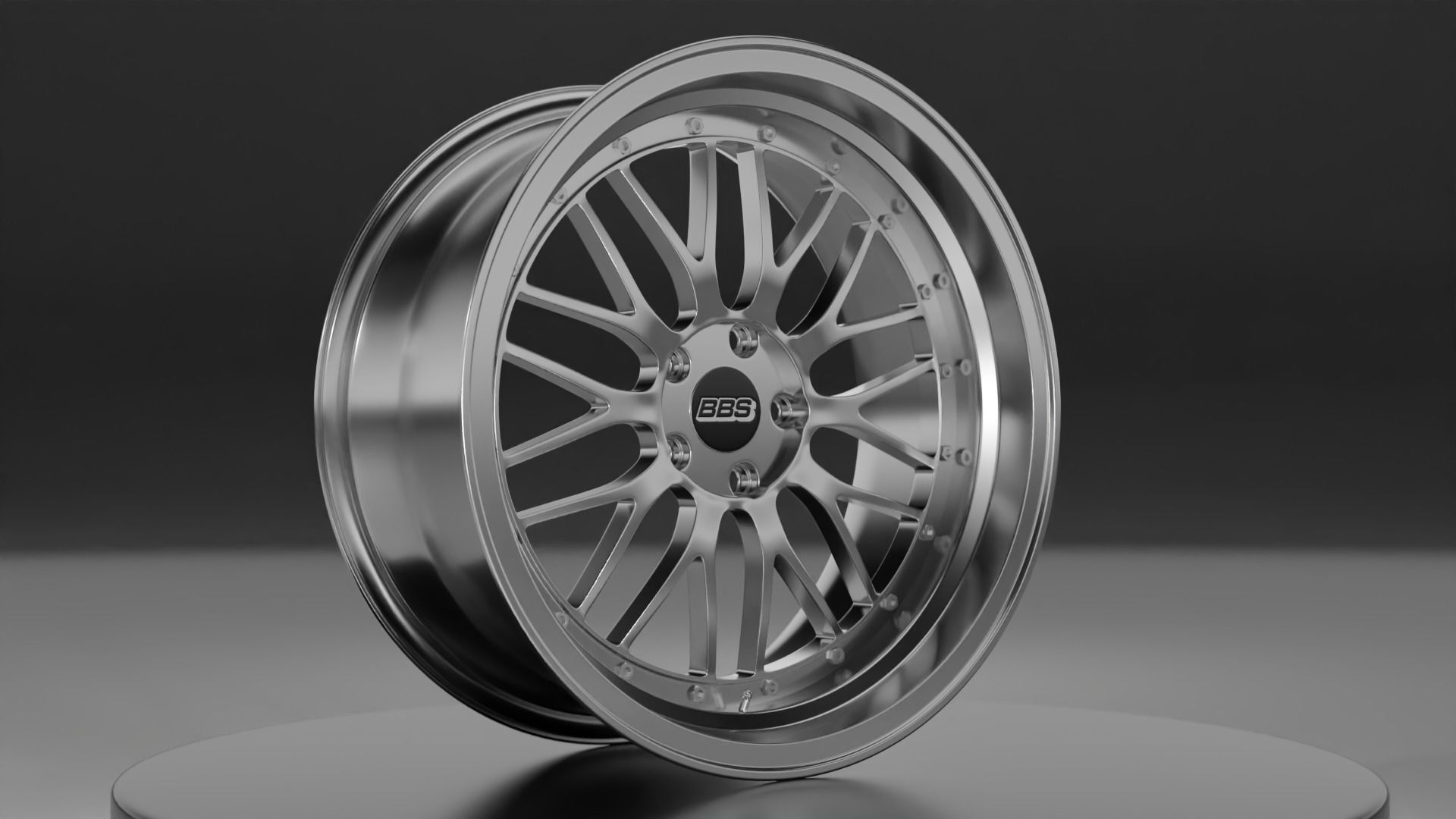 BBS LM Low-poly 3D model_2