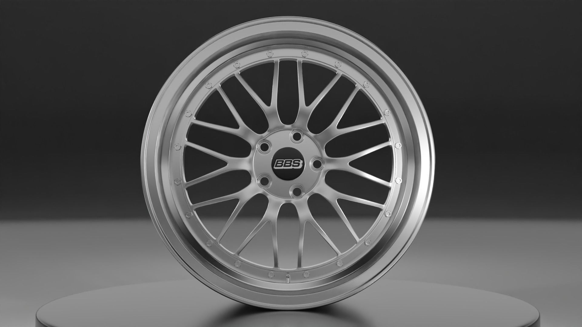 BBS LM Low-poly 3D model_1
