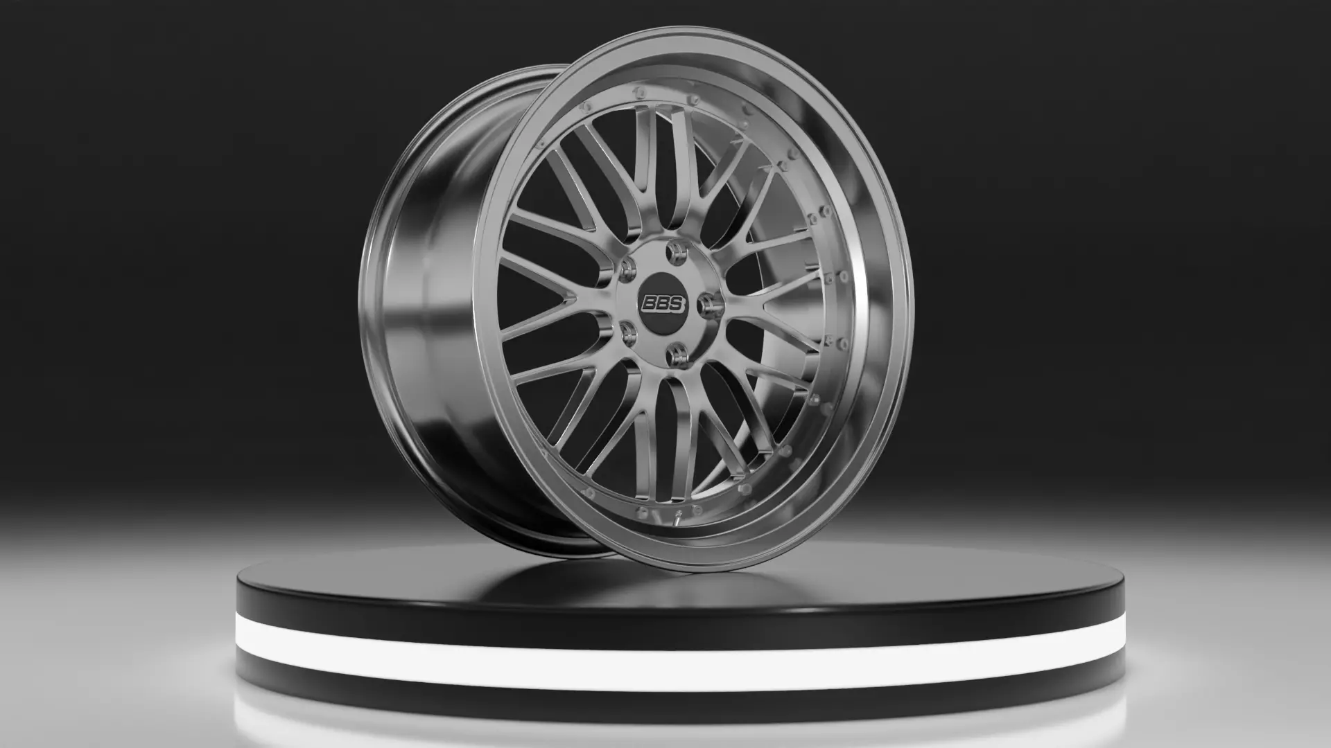BBS LM Low-poly 3D model_0