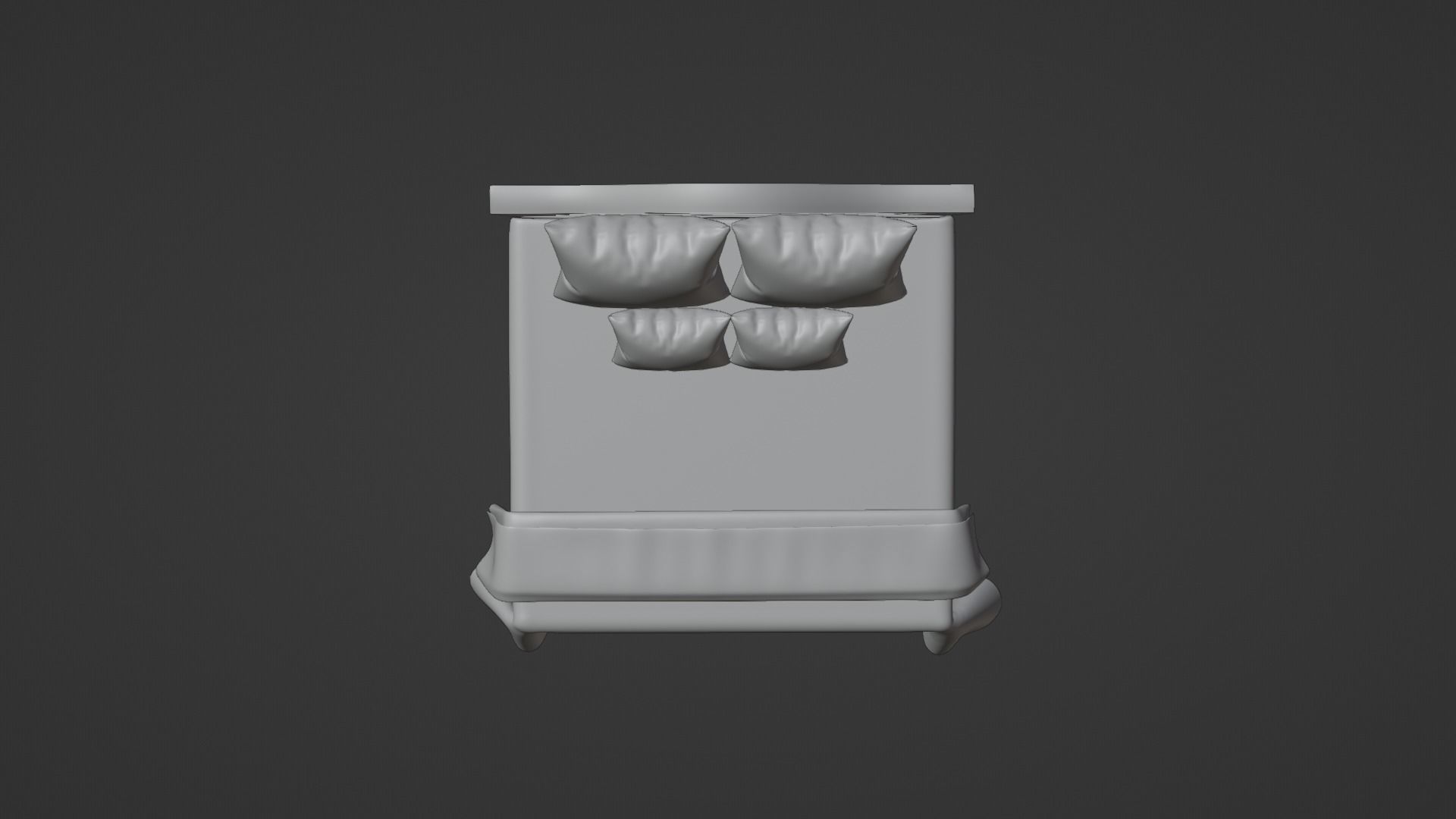 Bed 4 Model 3D model_12