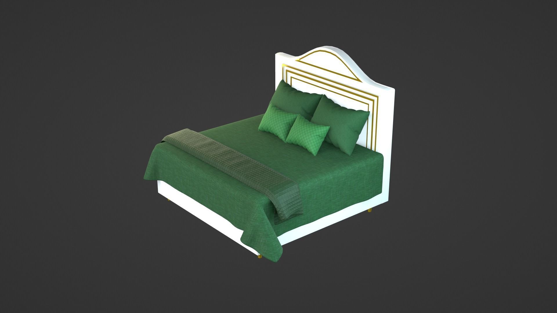 Bed 4 Model 3D model_27