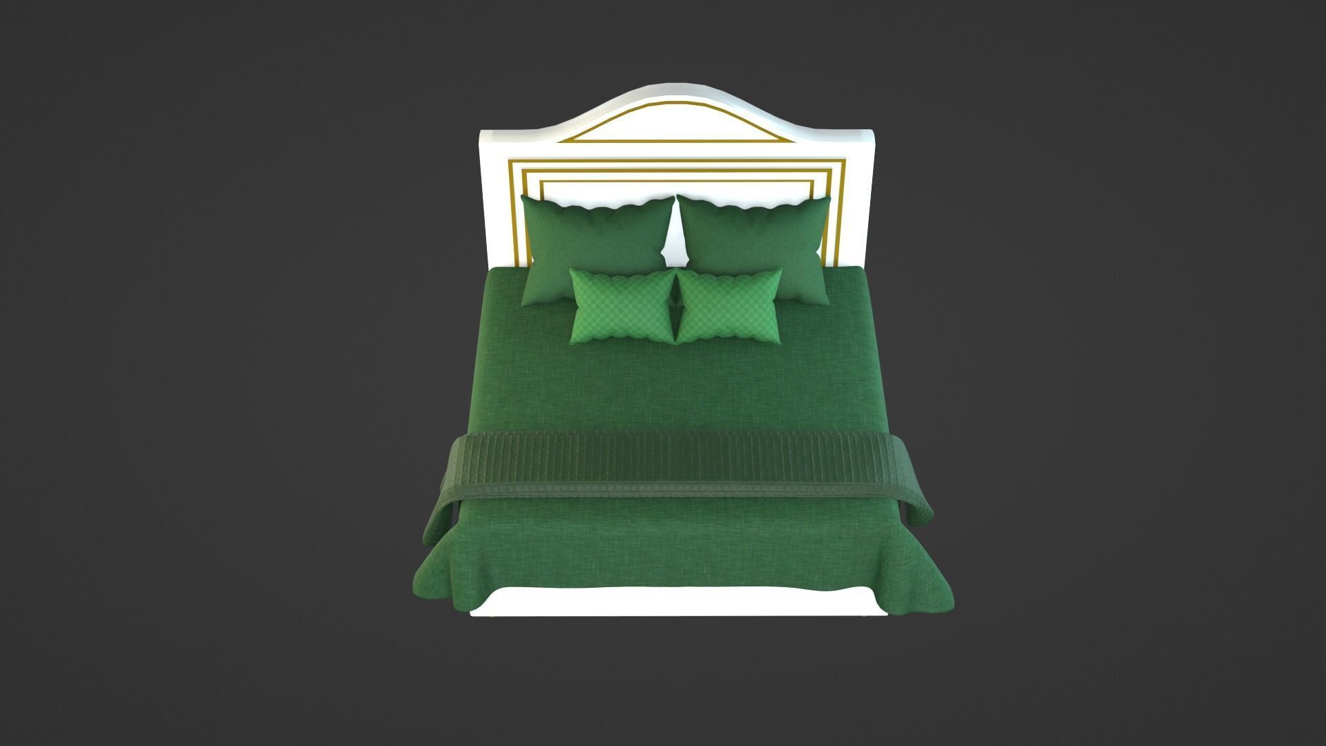 Bed 4 Model 3D model_11