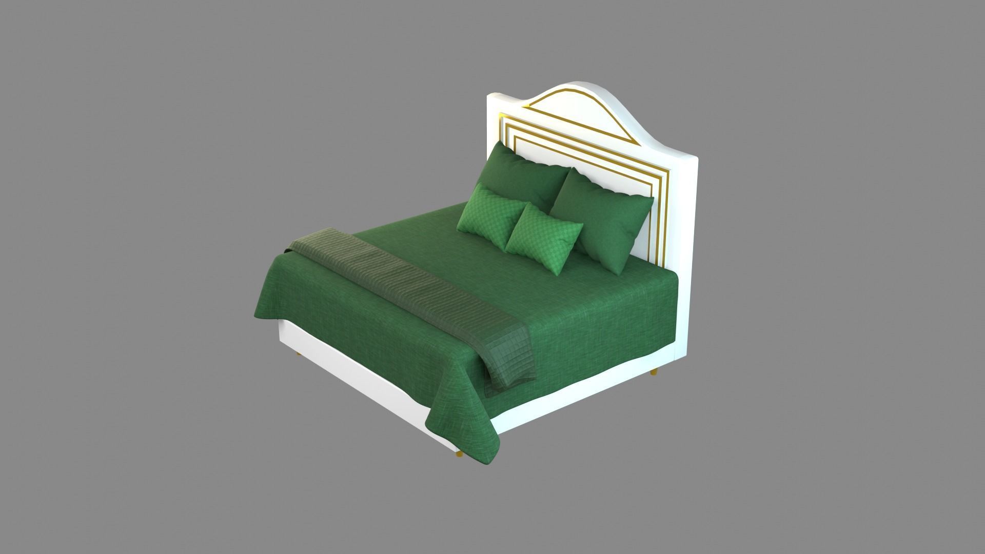 Bed 4 Model 3D model_28