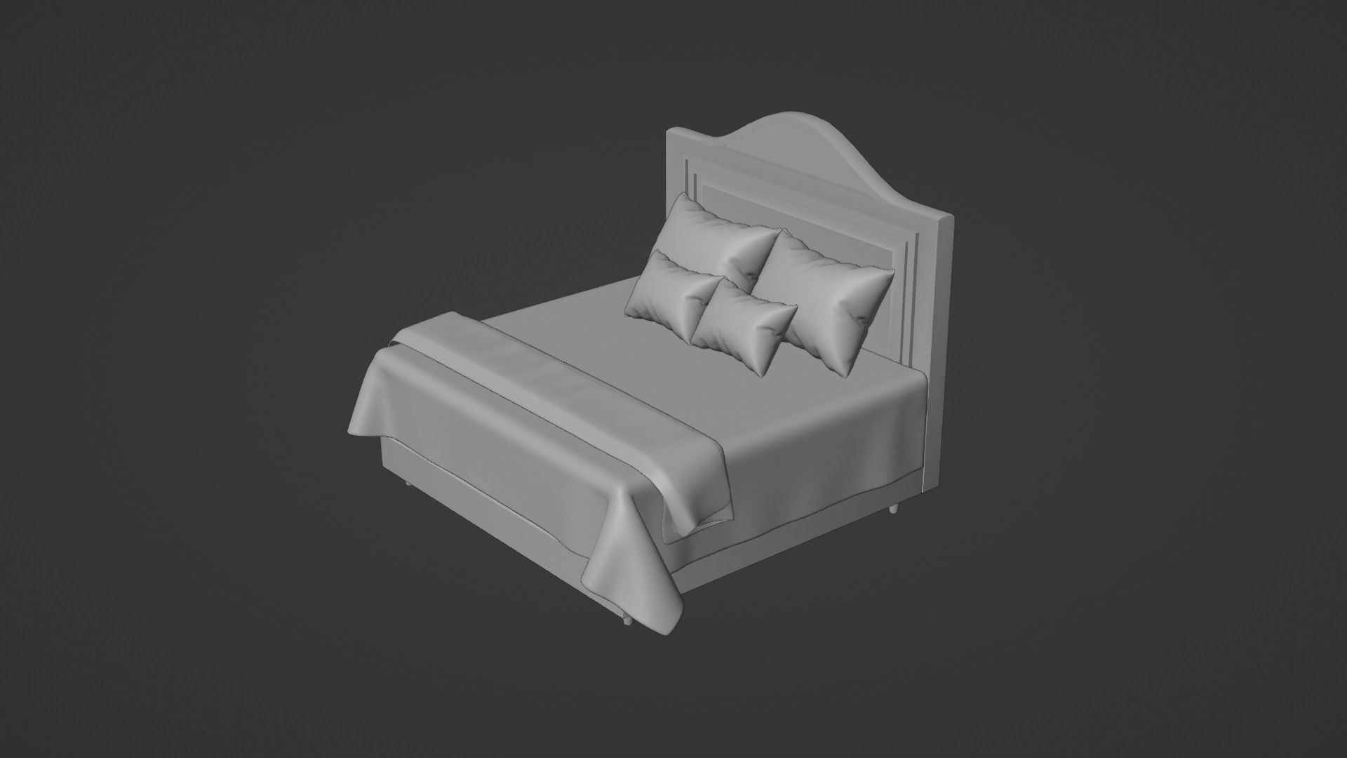Bed 4 Model 3D model_26