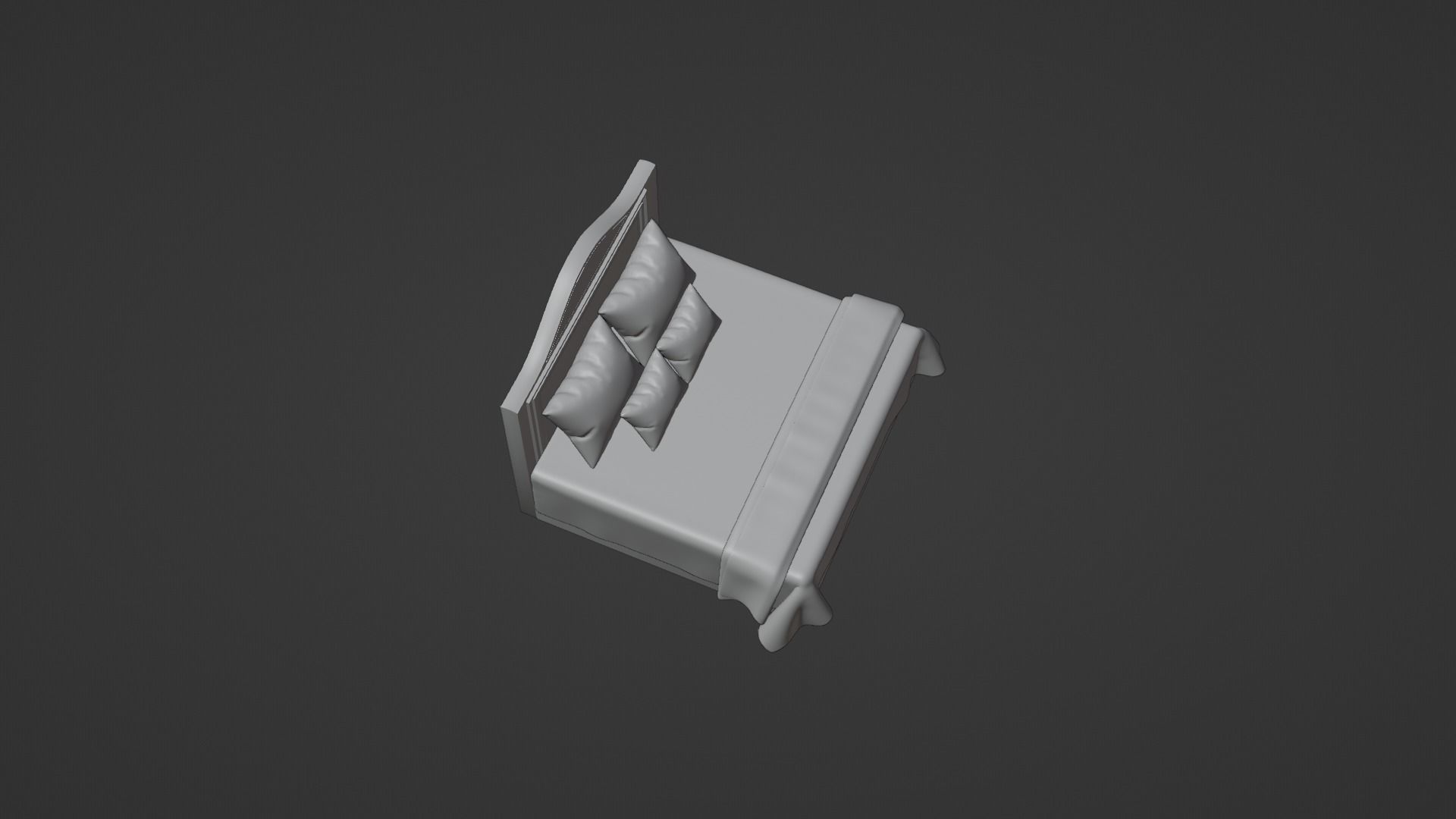 Bed 4 Model 3D model_32