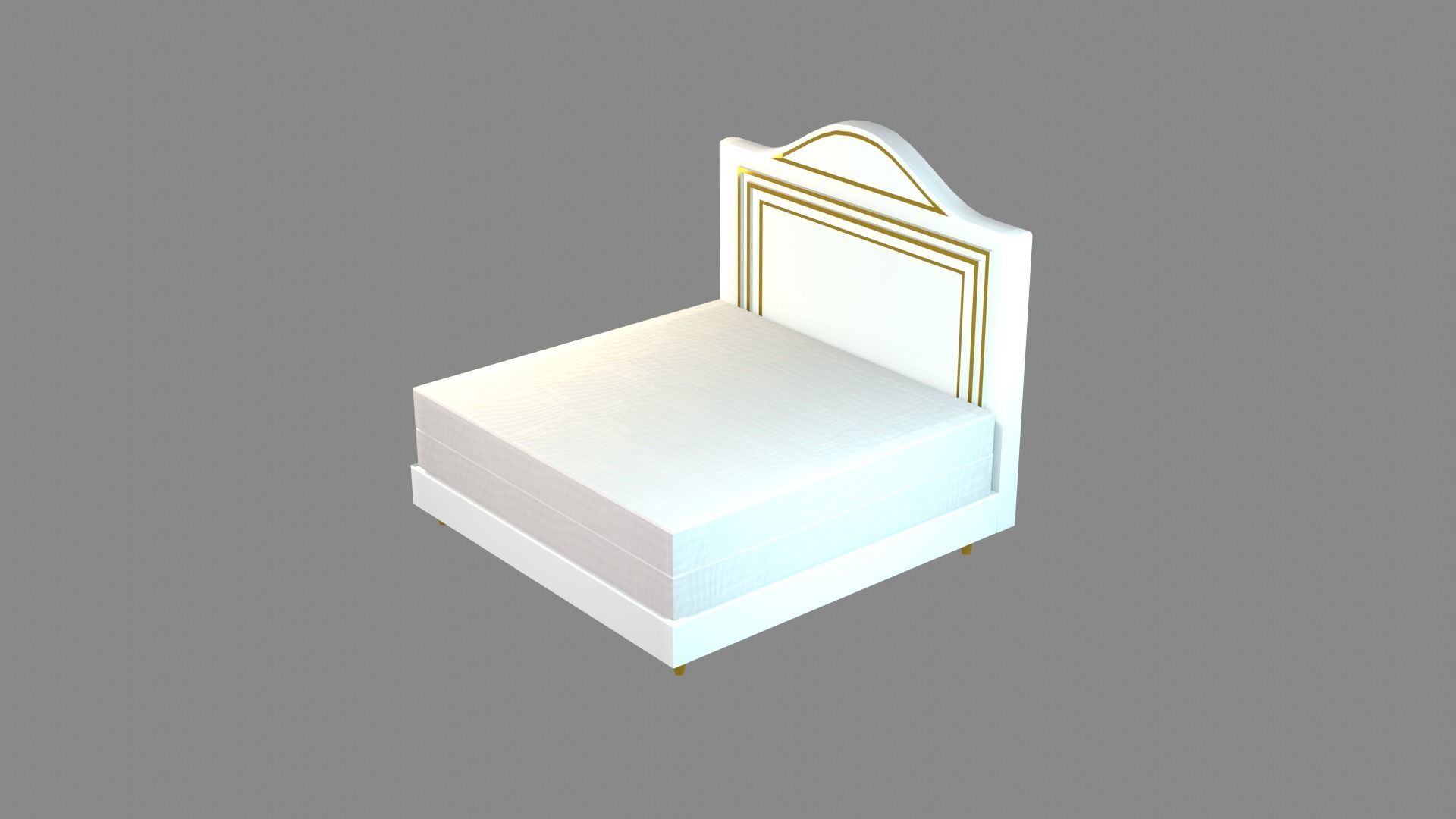 Bed 4 Model 3D model_17