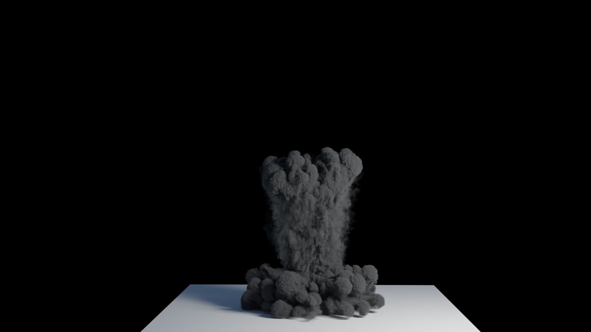 Realistic Dirt Smoke Explosion Simulation Low-poly 3D model_4