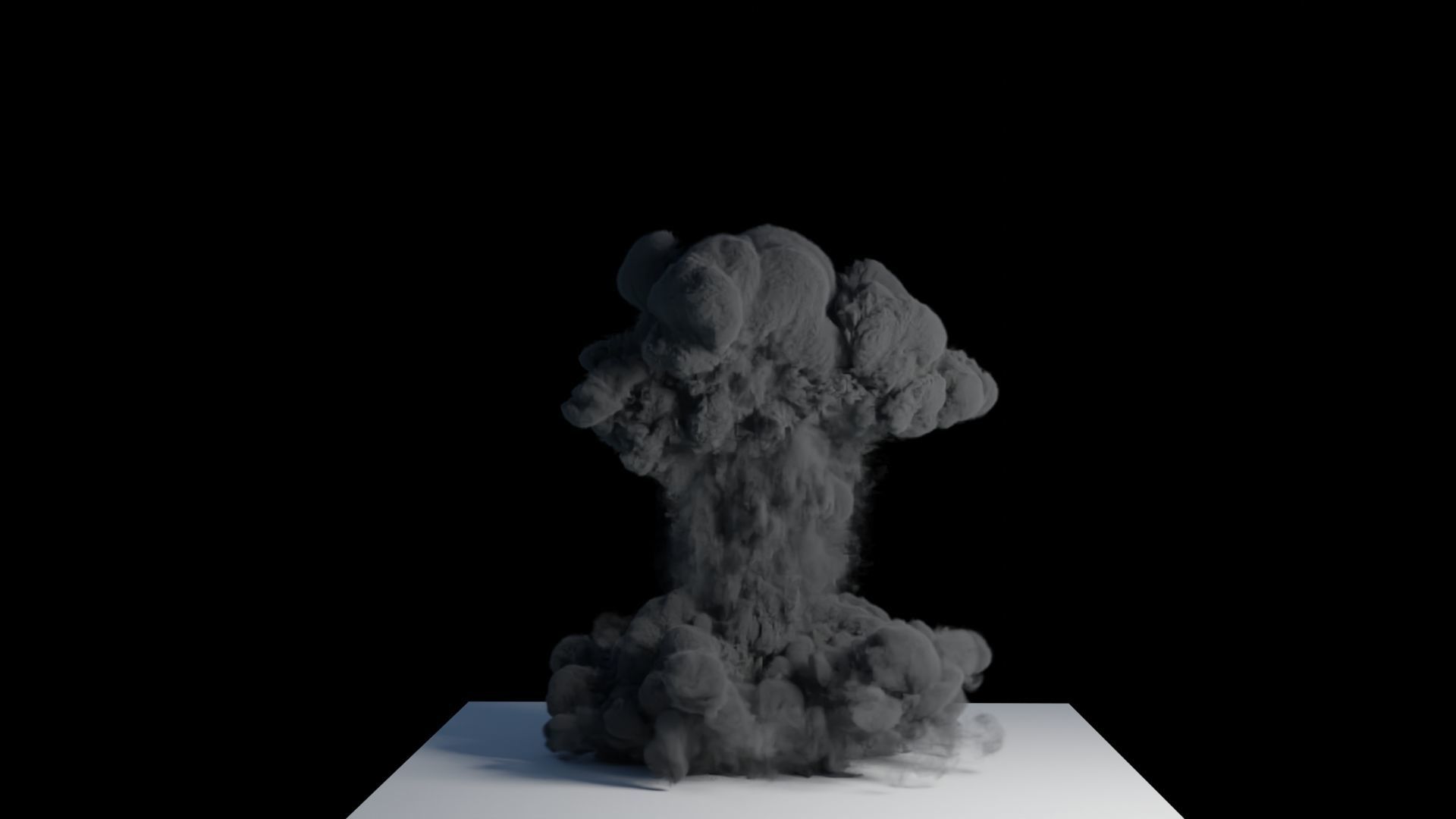 Realistic Dirt Smoke Explosion Simulation Low-poly 3D model_10