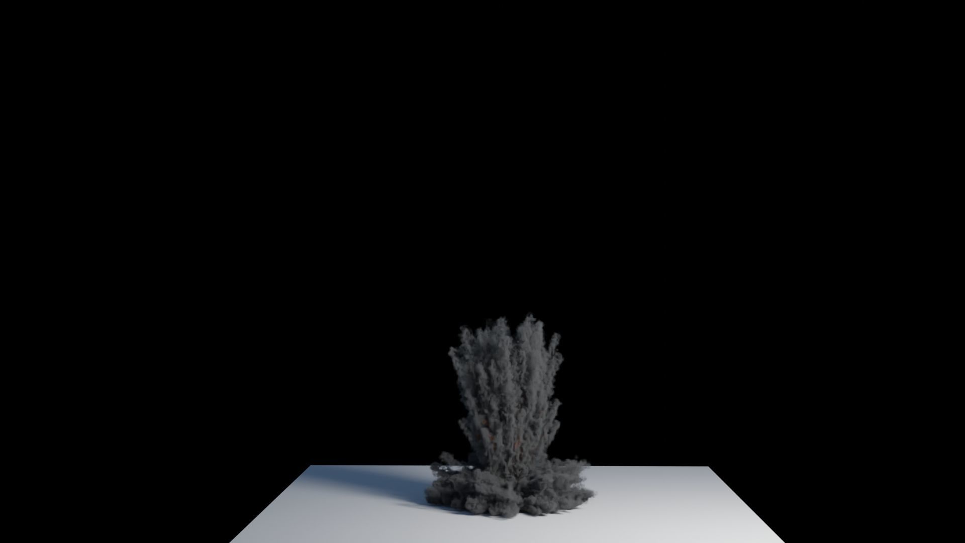 Realistic Dirt Smoke Explosion Simulation Low-poly 3D model_3