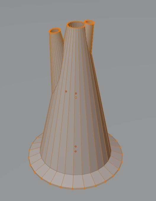 Realistic Dirt Smoke Explosion Simulation Low-poly 3D model_24