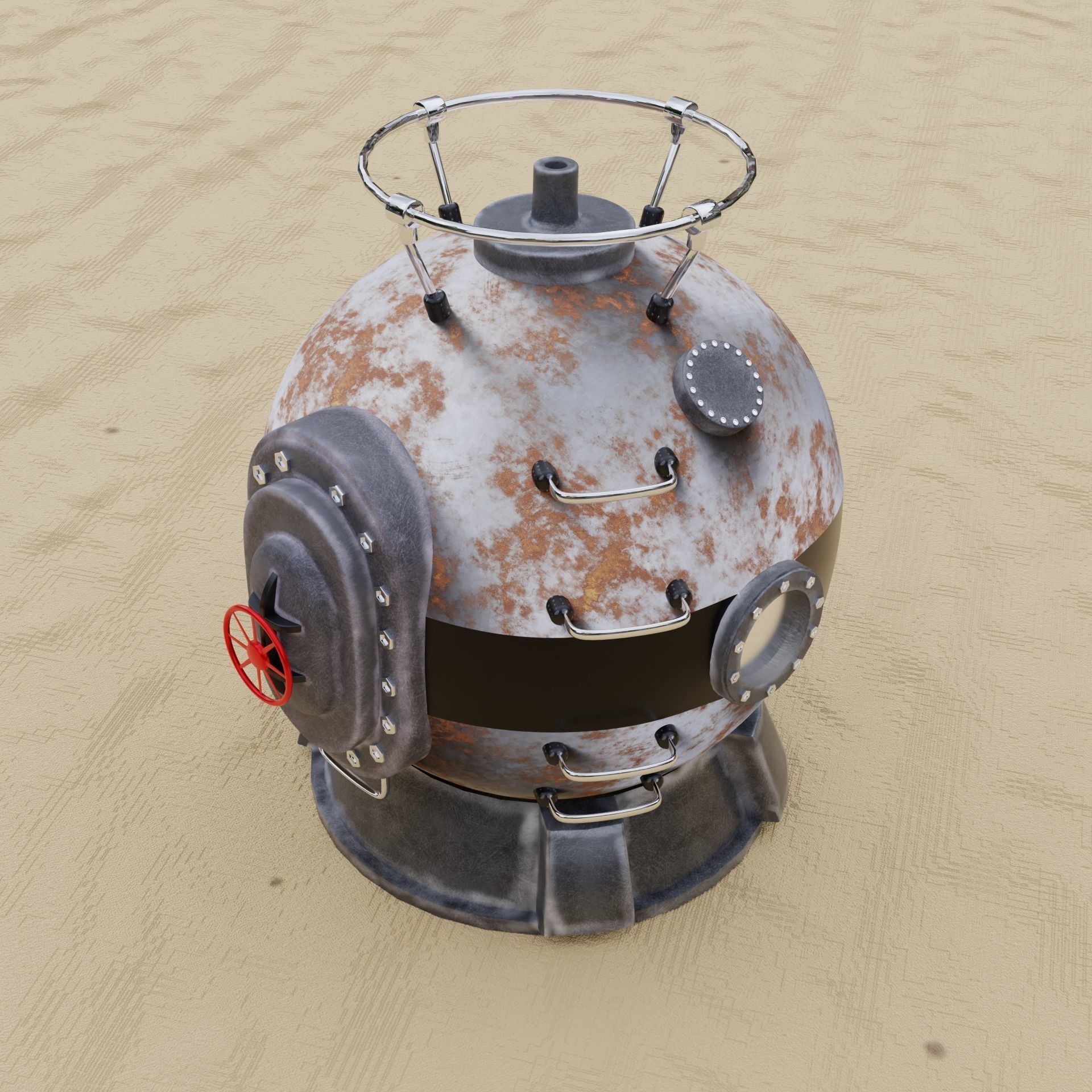 Yellow Submarine 3D model_5