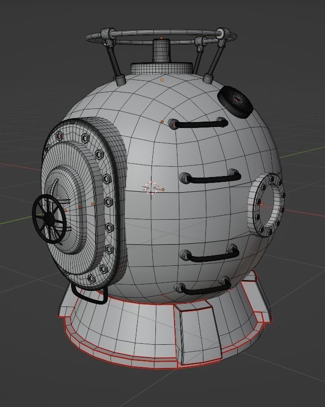 Yellow Submarine 3D model_6