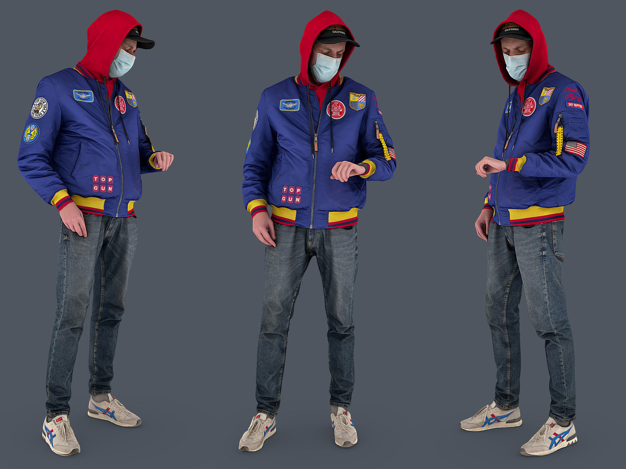 Cheeky Masked Guy 3D model_1