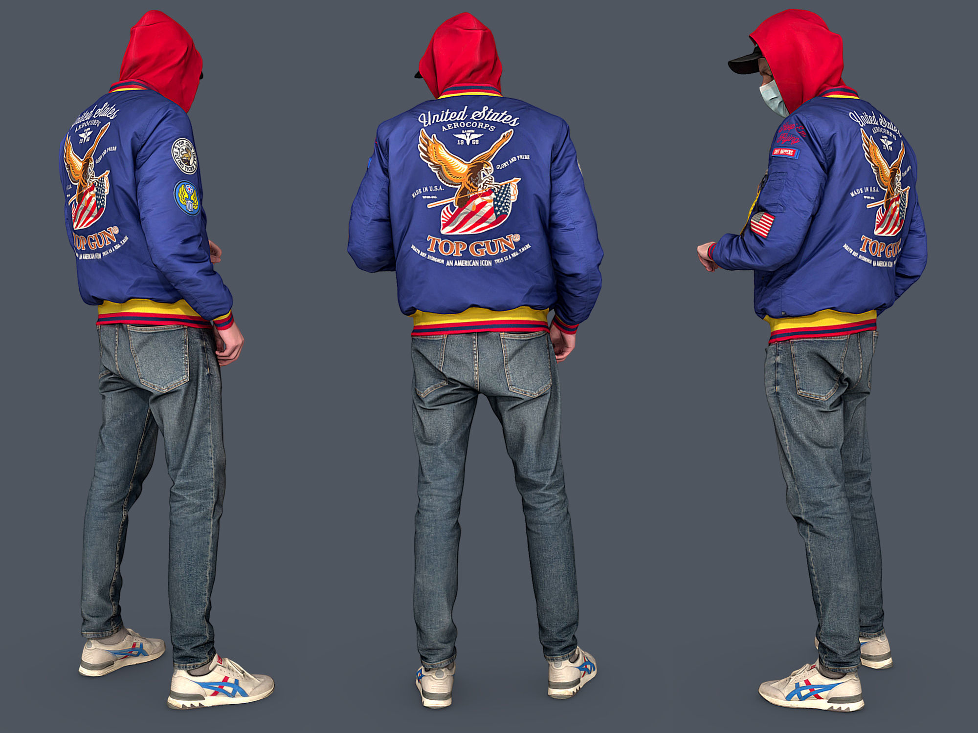 Cheeky Masked Guy 3D model_3