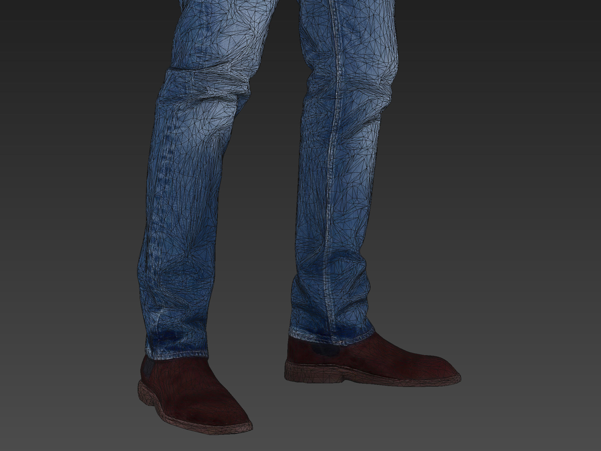 Handsome Man Lights a Cigarette 3D model_8