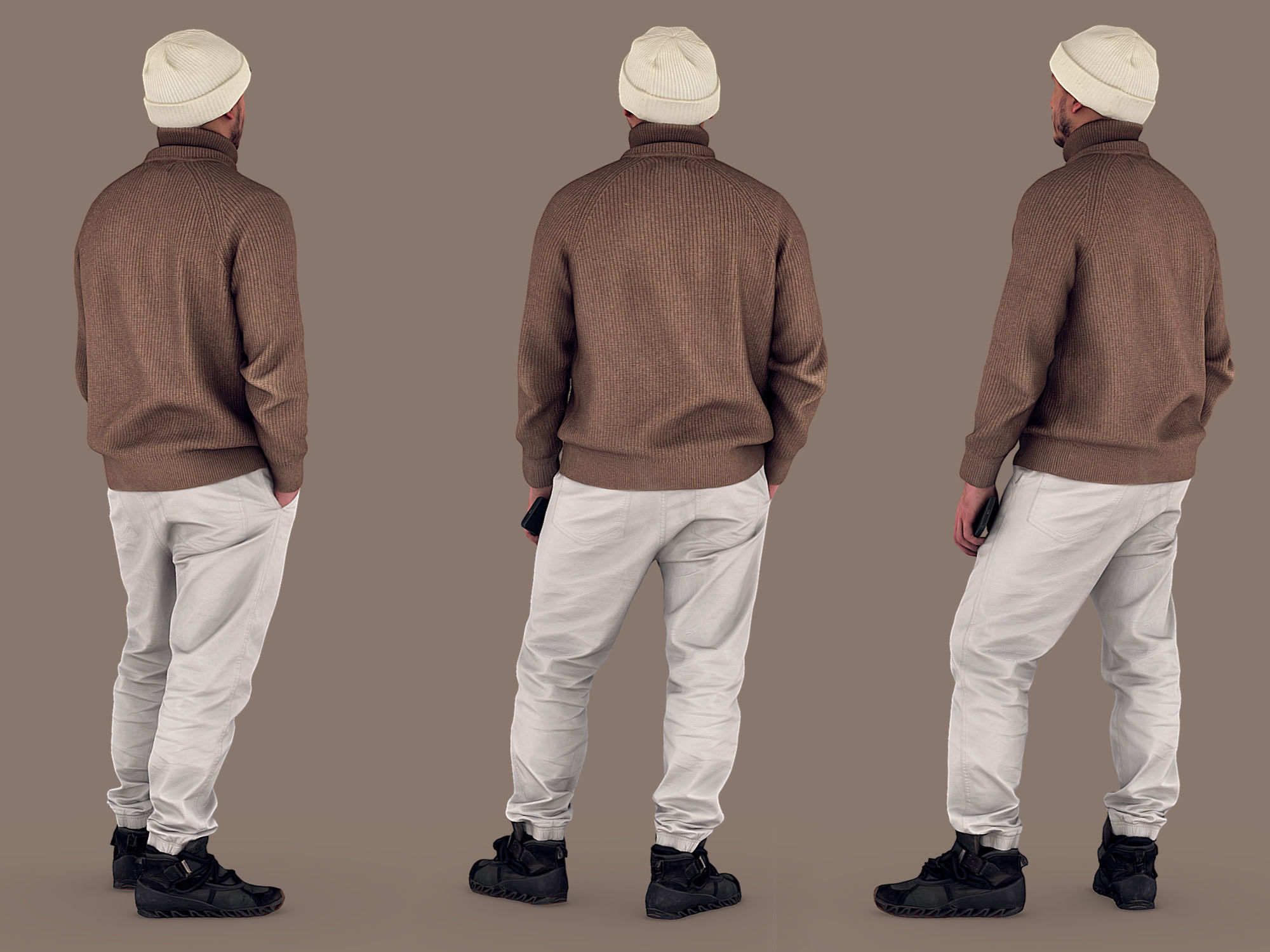 Turtleneck Guy 3D model_4
