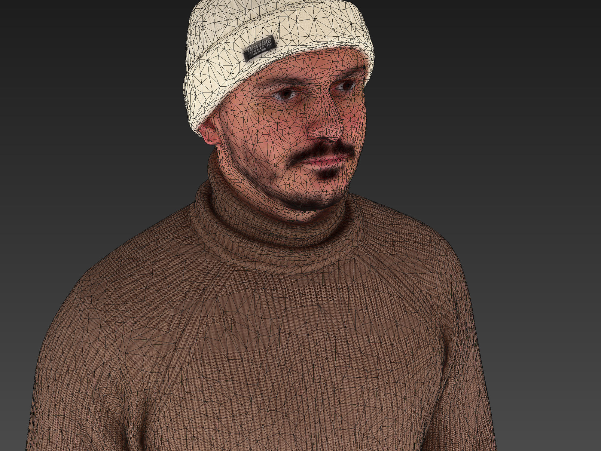 Turtleneck Guy 3D model_6