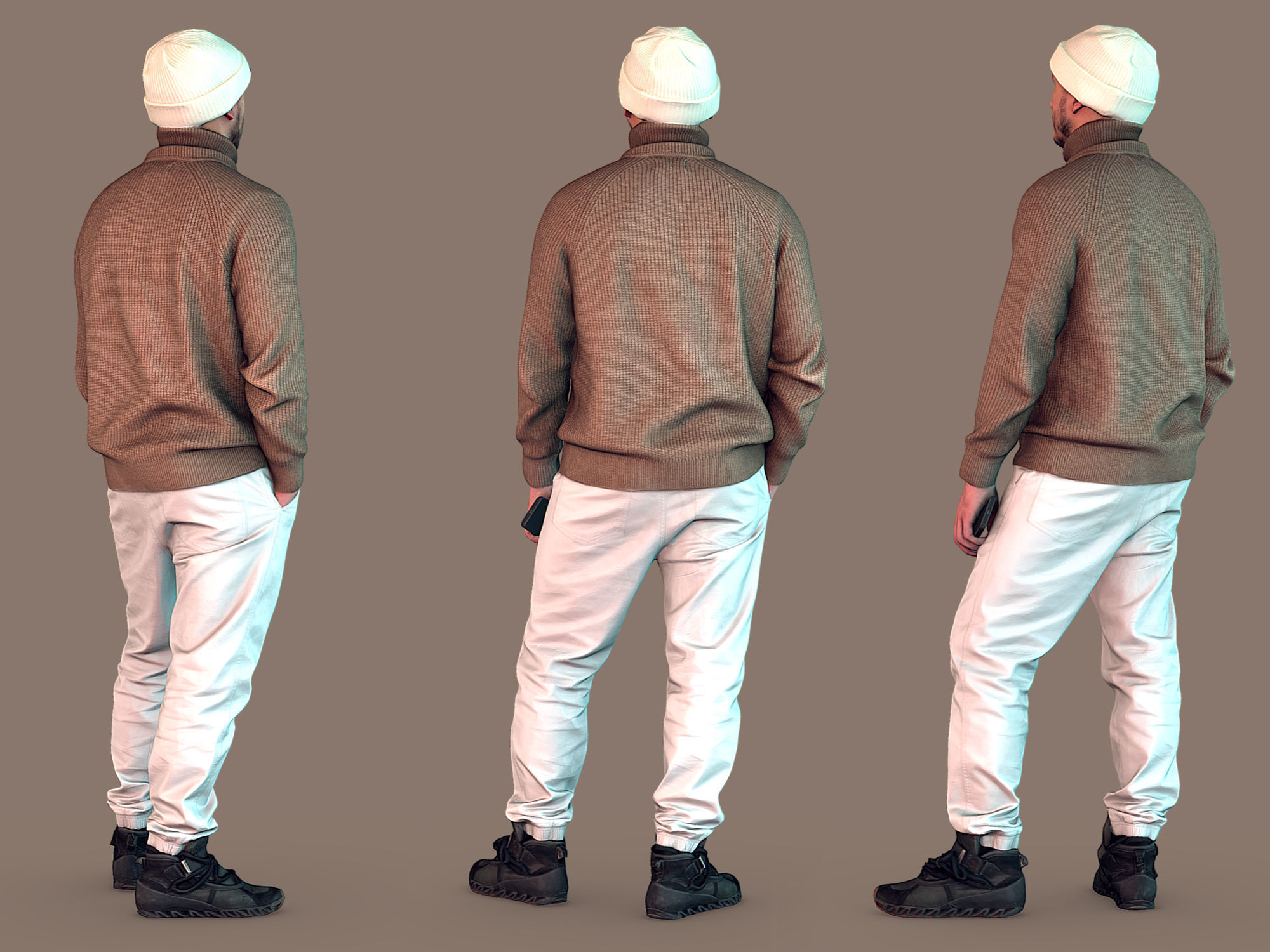 Turtleneck Guy 3D model_3