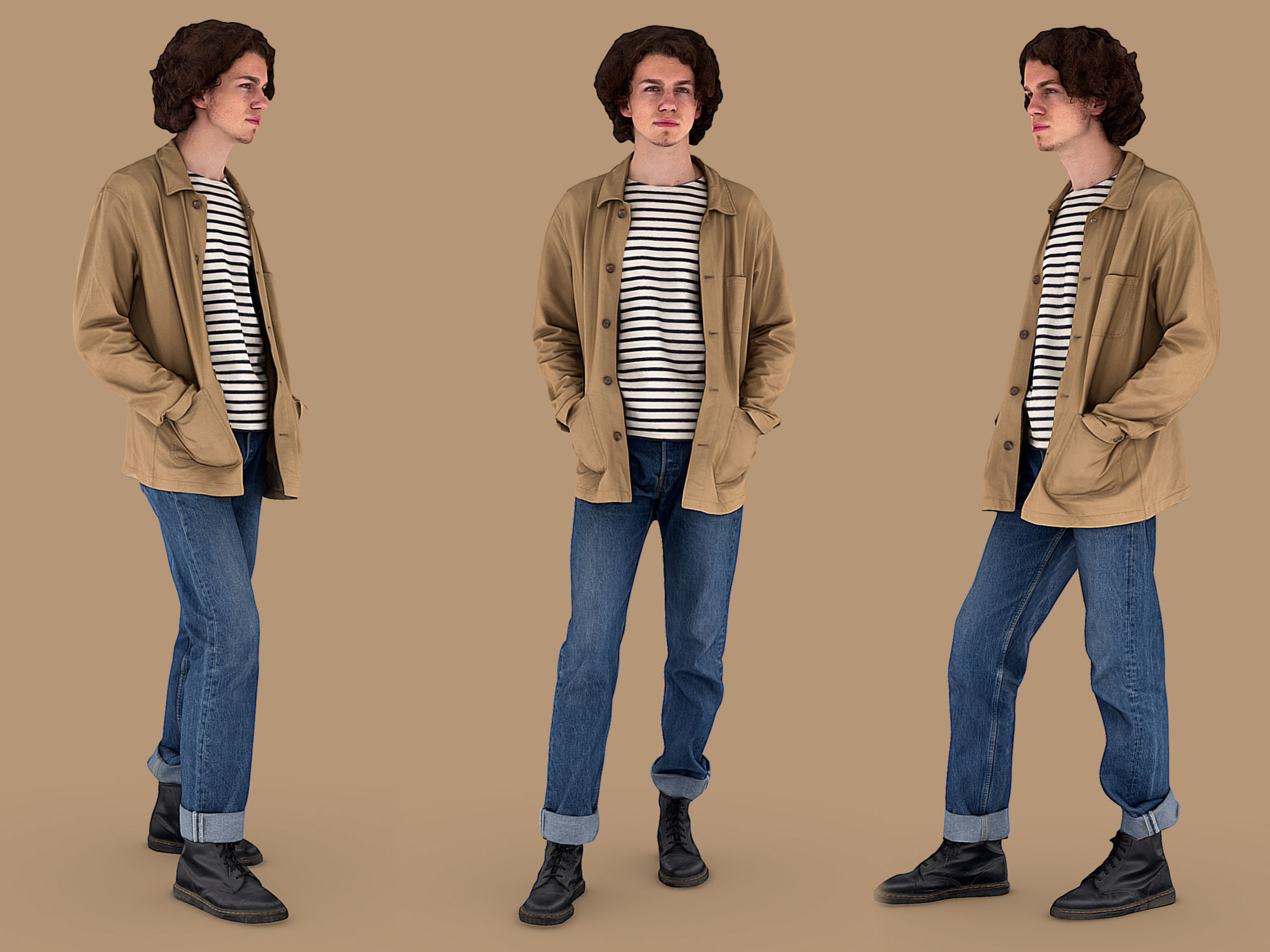 Pardon His French 3D model_1