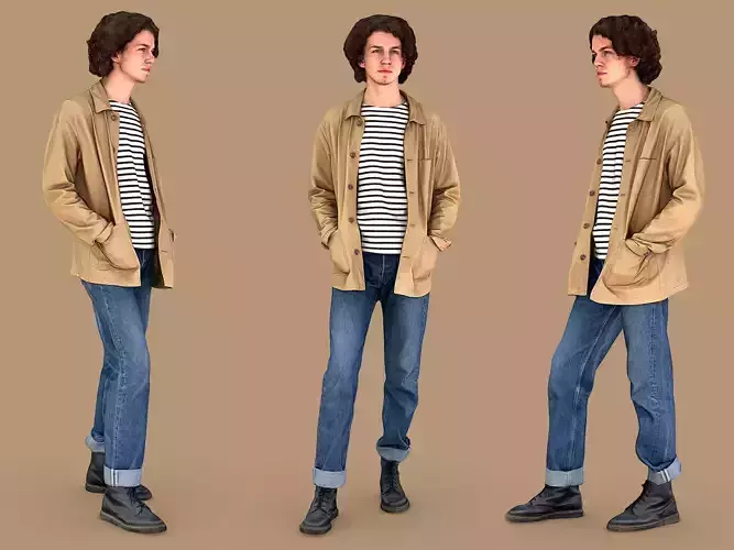 Pardon His French 3D model