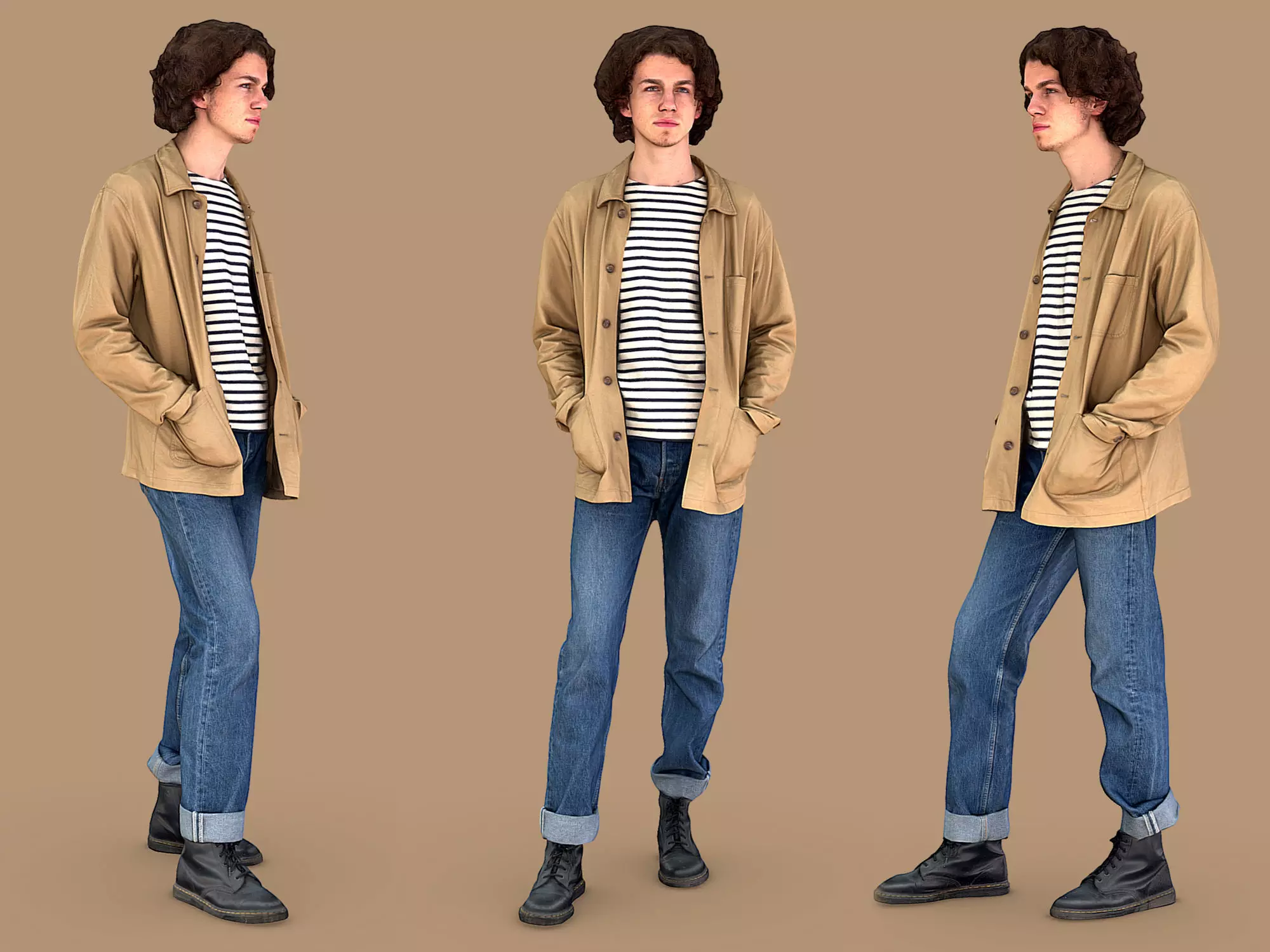 Pardon His French 3D model_0