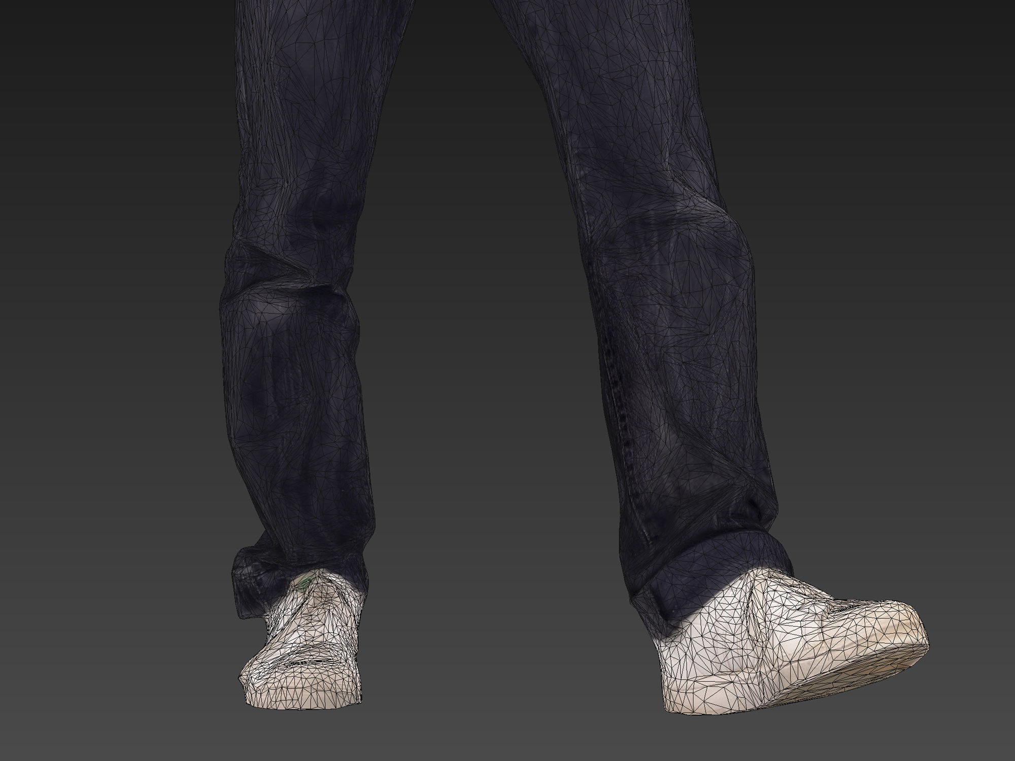 Guy in the Plaid Shirt Walking 3D model_8
