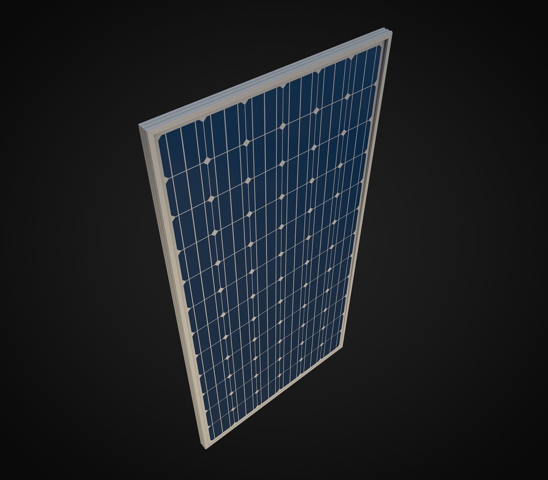 Solar panels v5 3D model_5