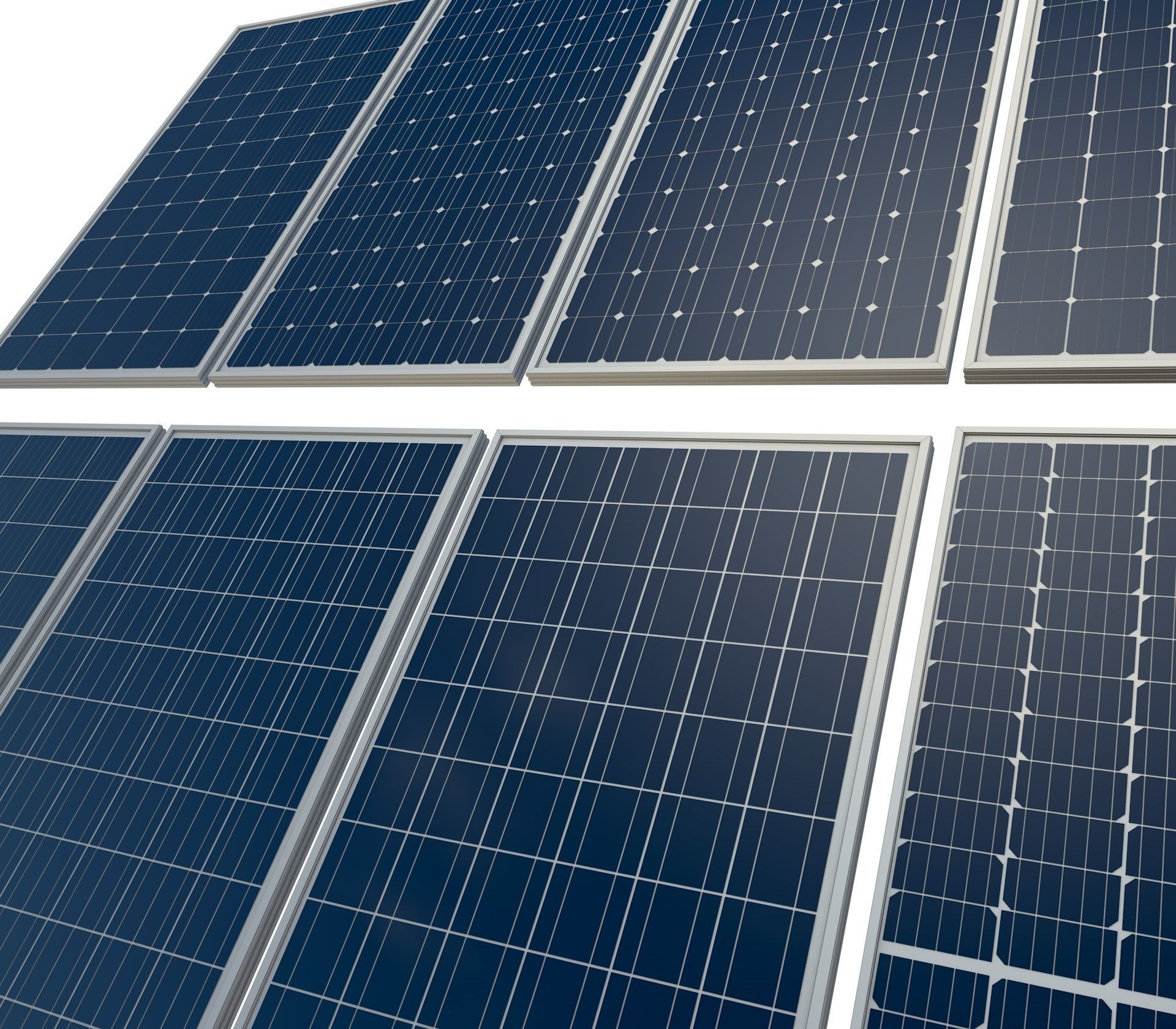 Solar panels v5 3D model_2