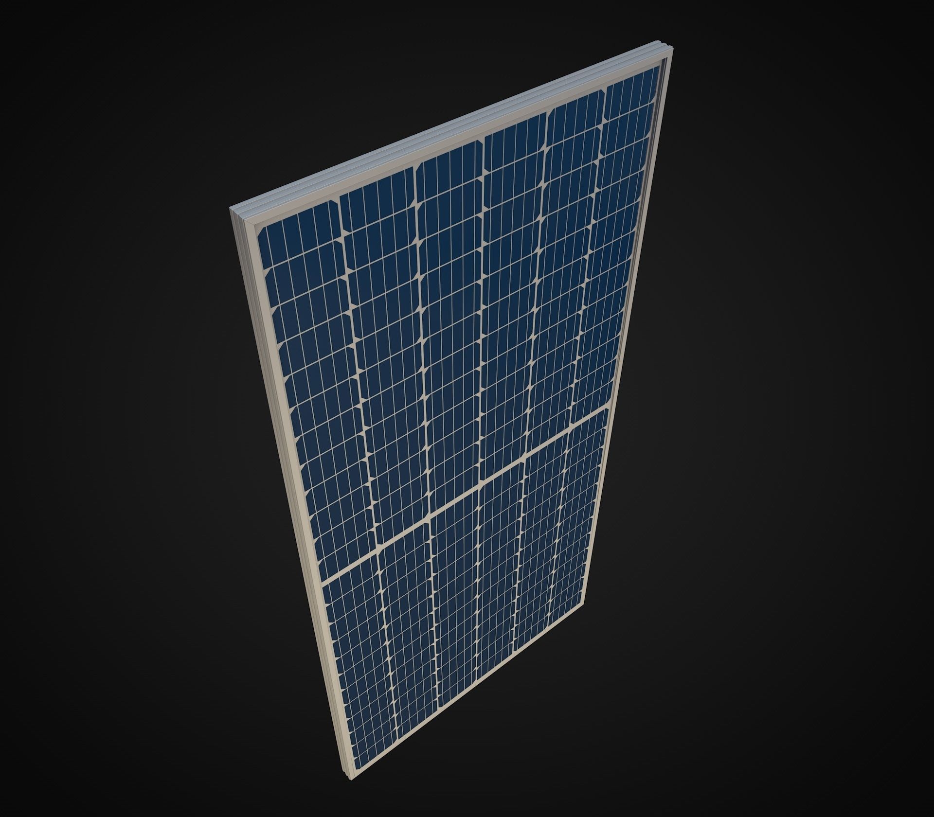 Solar panels v5 3D model_6