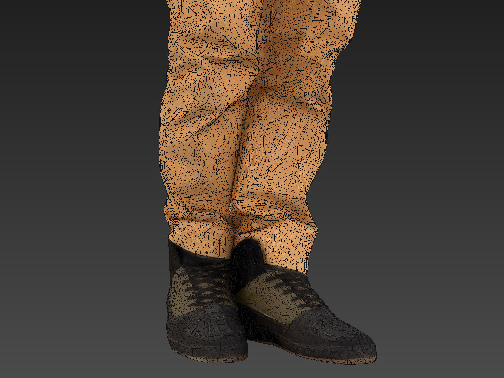 Frozen Guy in a Vest 3D model_8