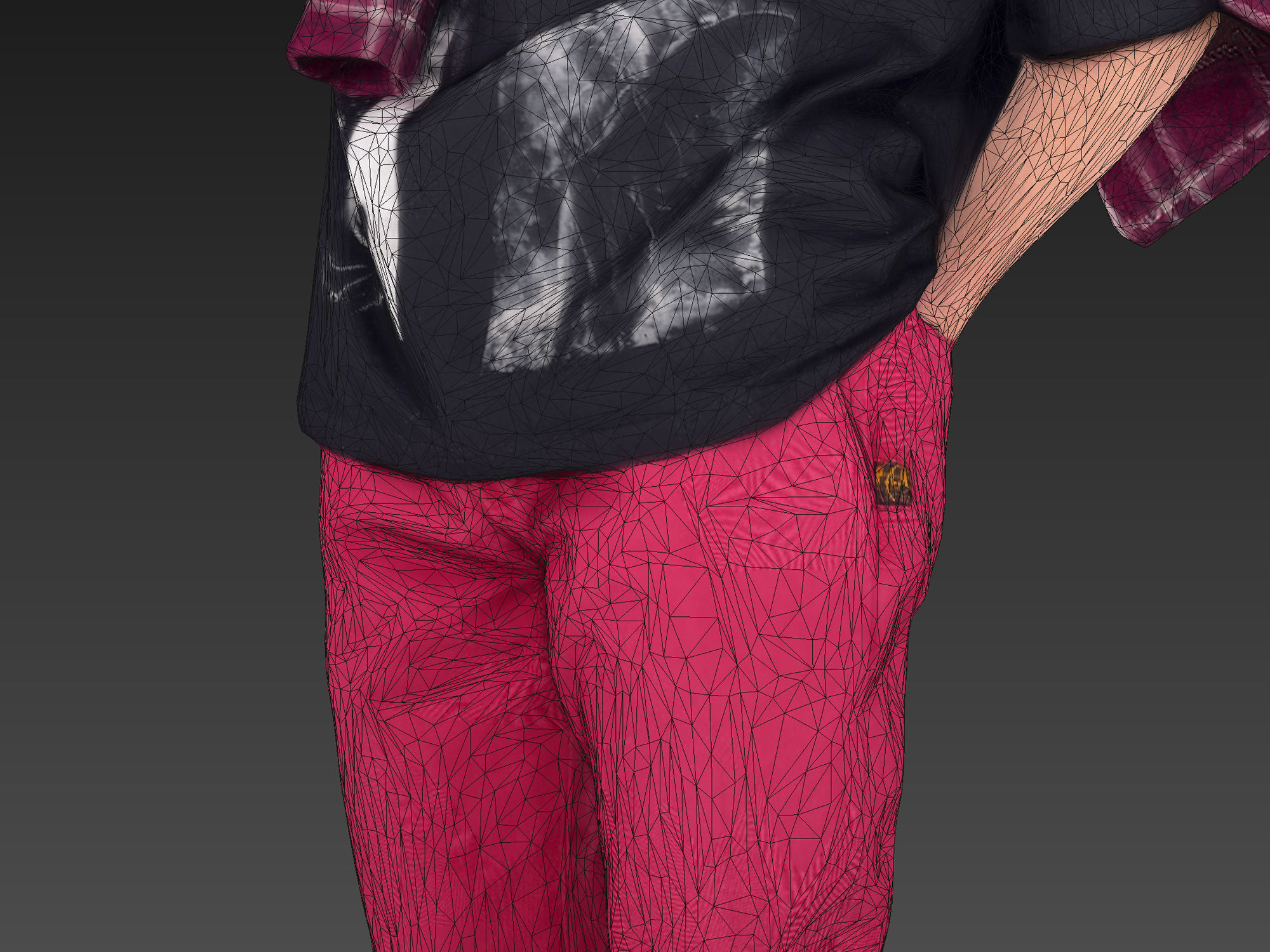 Young Rapper with Booze 3D model_7