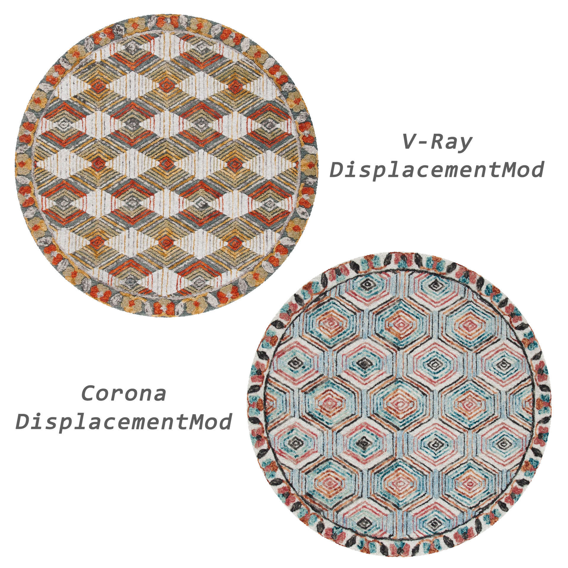 Rugs No 537 Low-poly 3D model_2