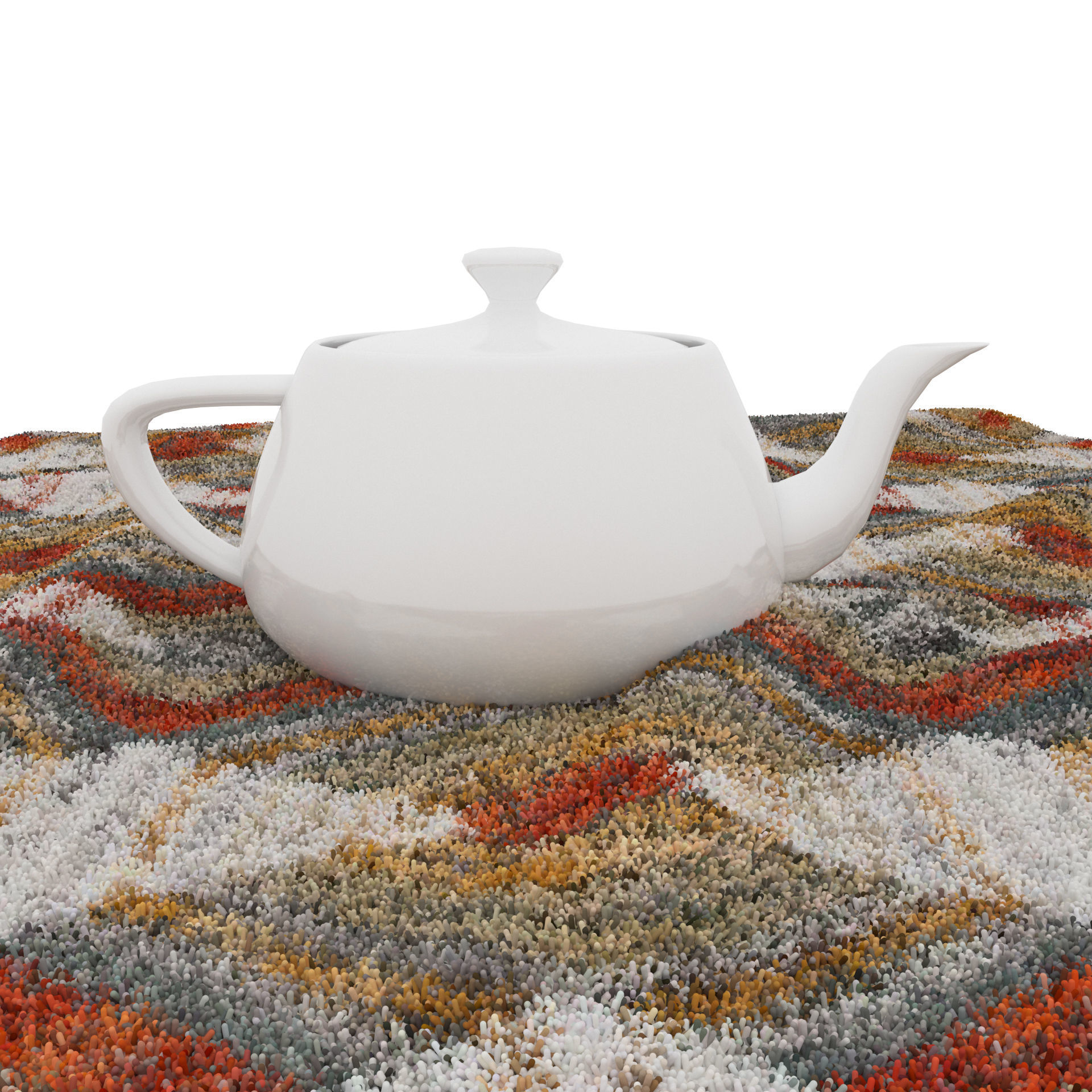 Rugs No 537 Low-poly 3D model_8