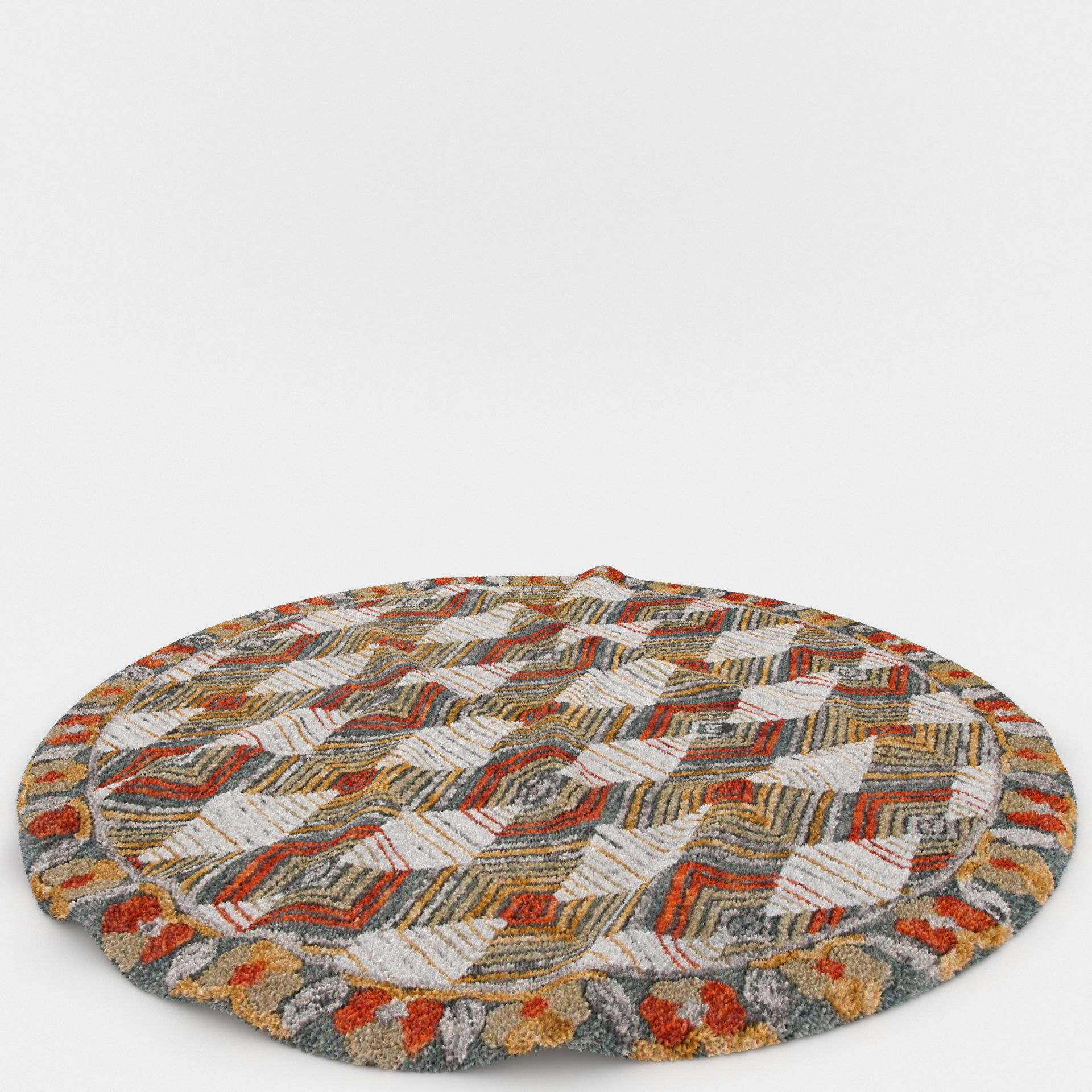 Rugs No 537 Low-poly 3D model_5