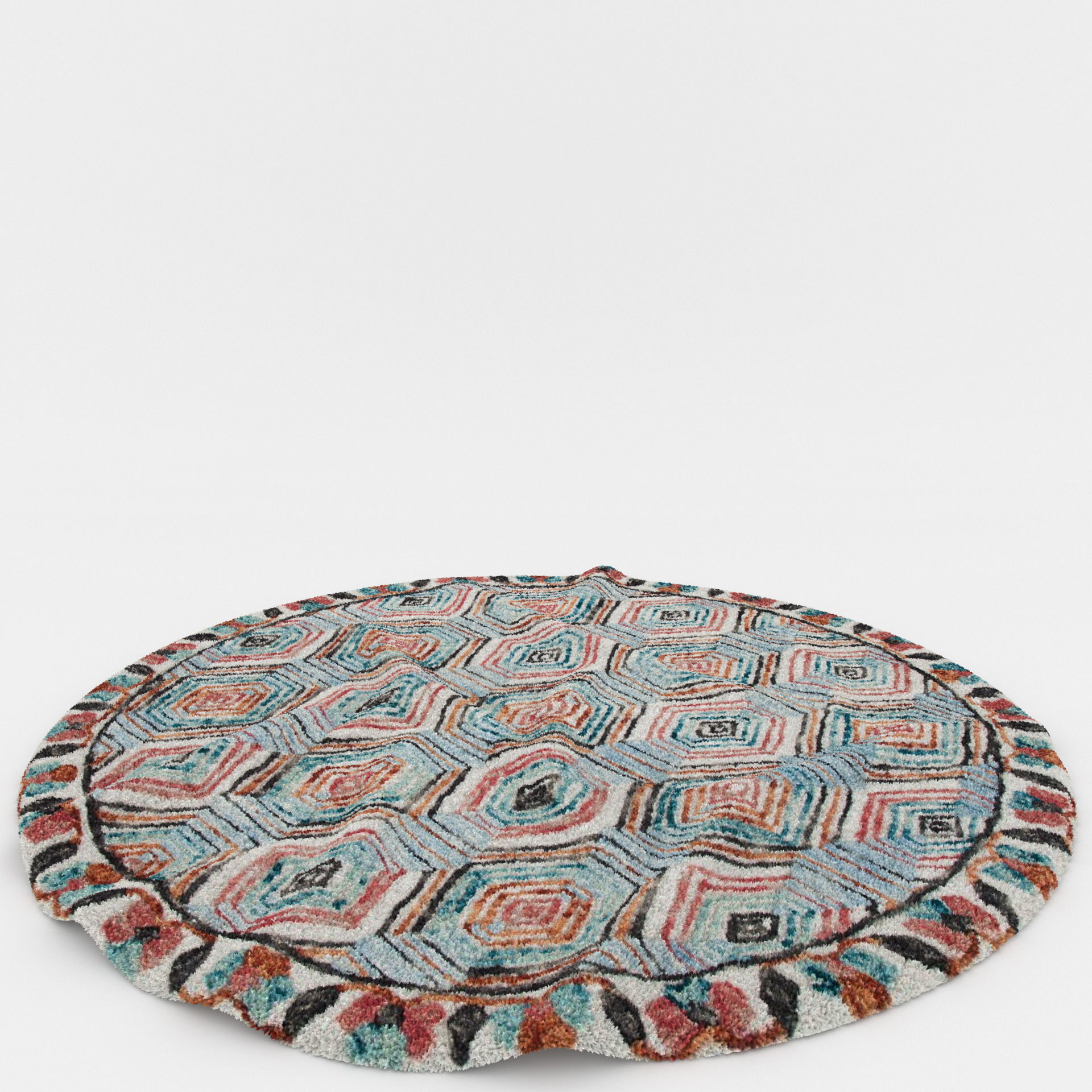 Rugs No 537 Low-poly 3D model_6