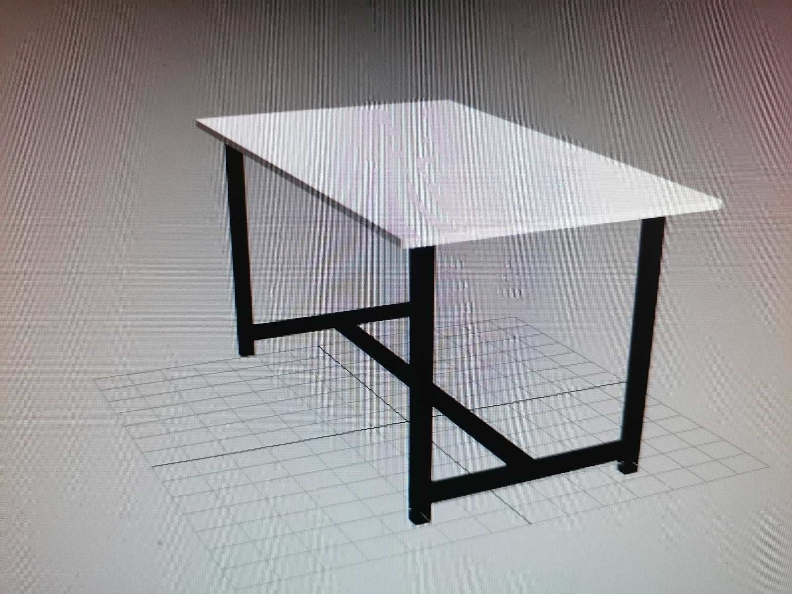 table 3d modelling  Low-poly 3D model_1