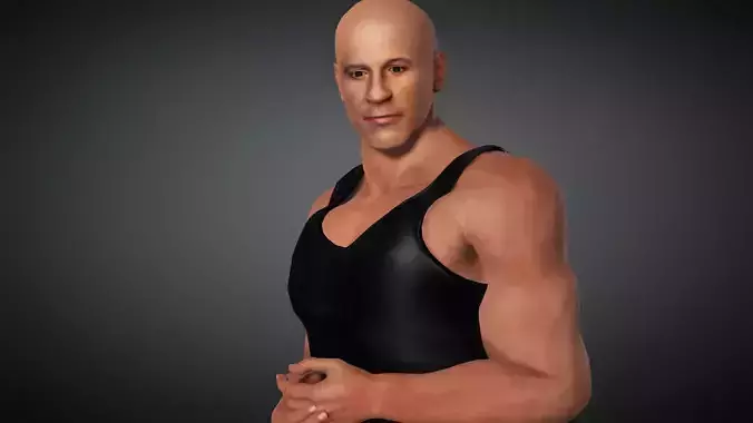 Vin Diesel Dominic Toretto 3D Model