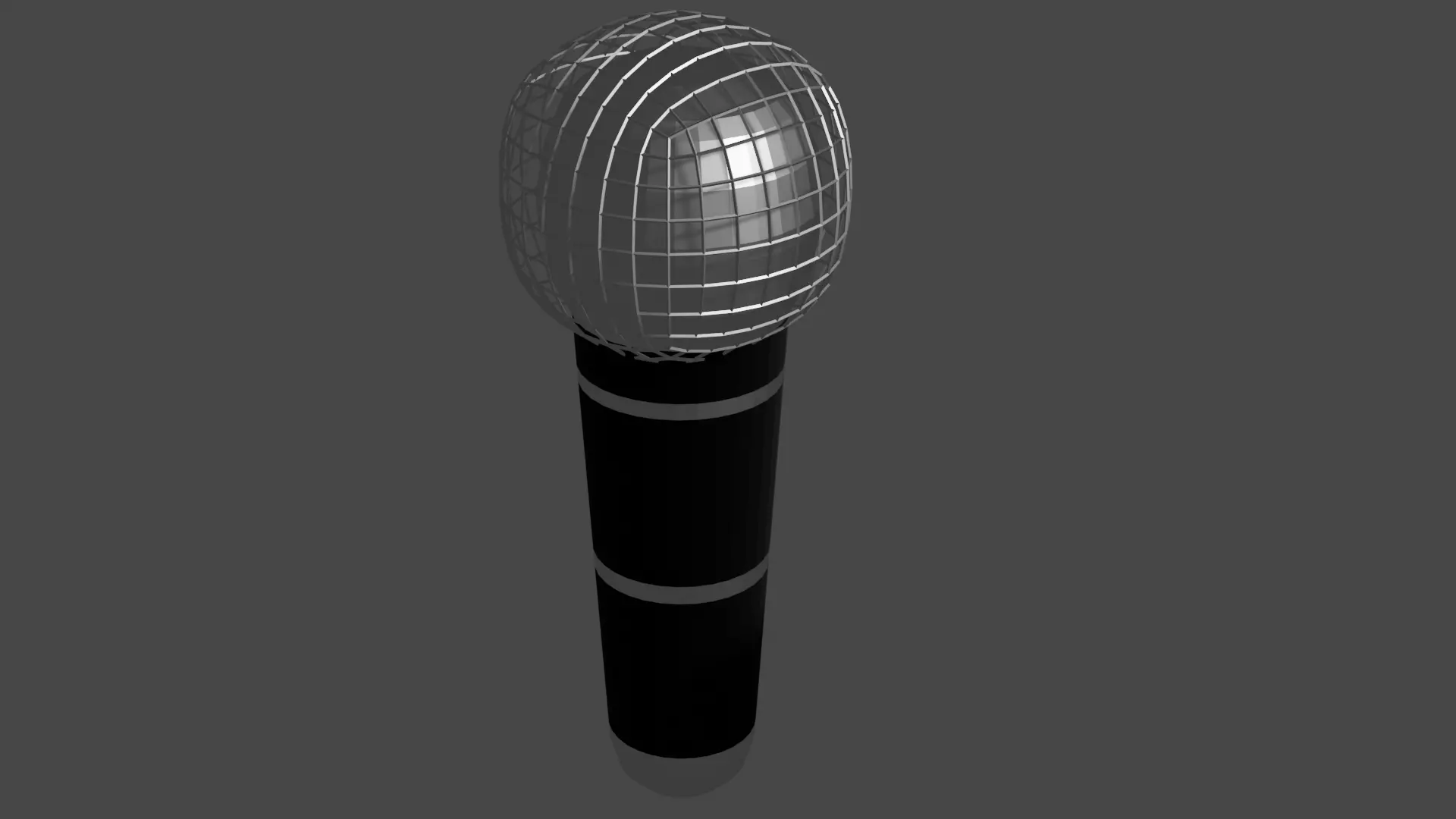Microphone 3D model_0