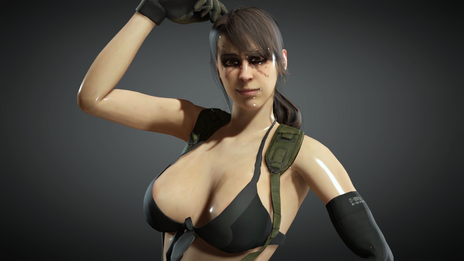 Quiet from Metal Gear Solid 5 3D Model  Low-poly 3D model_3