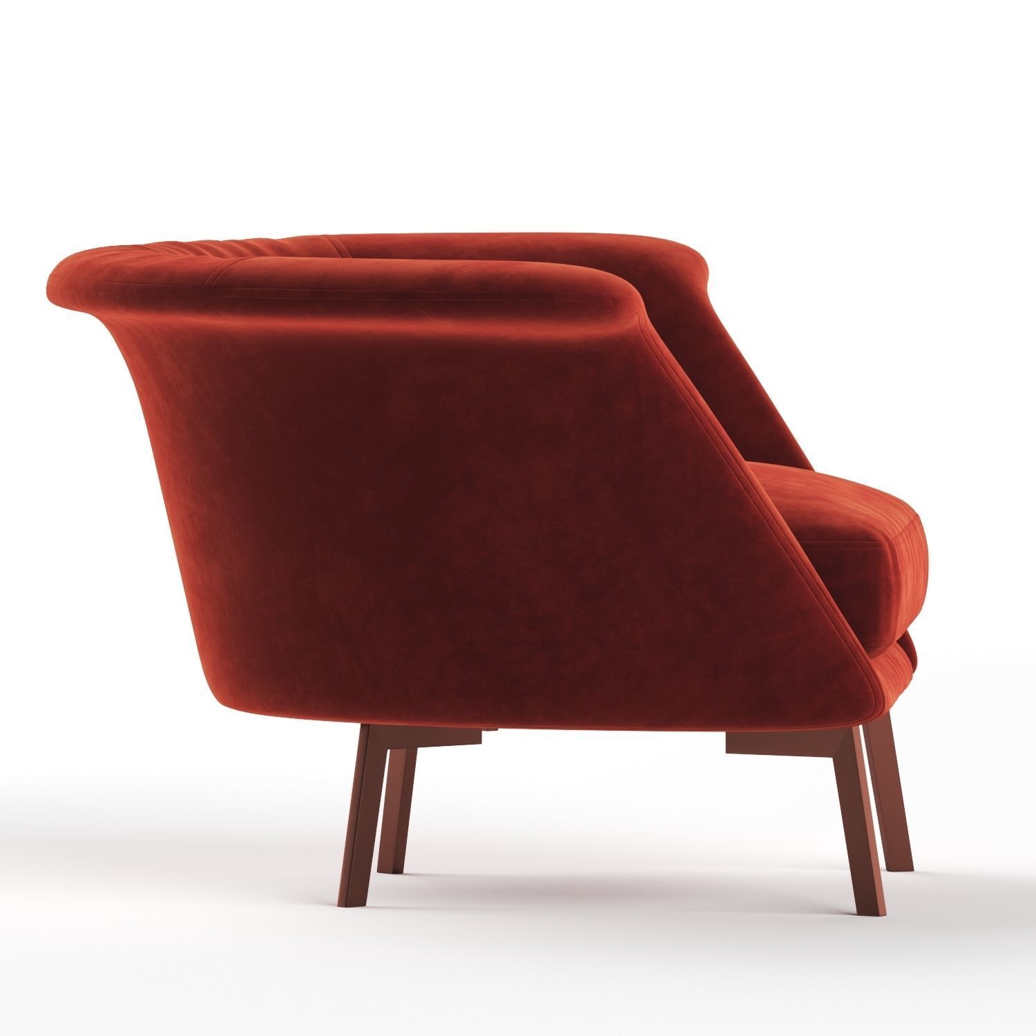 Bonaldo Lovy armchair 3D model_3