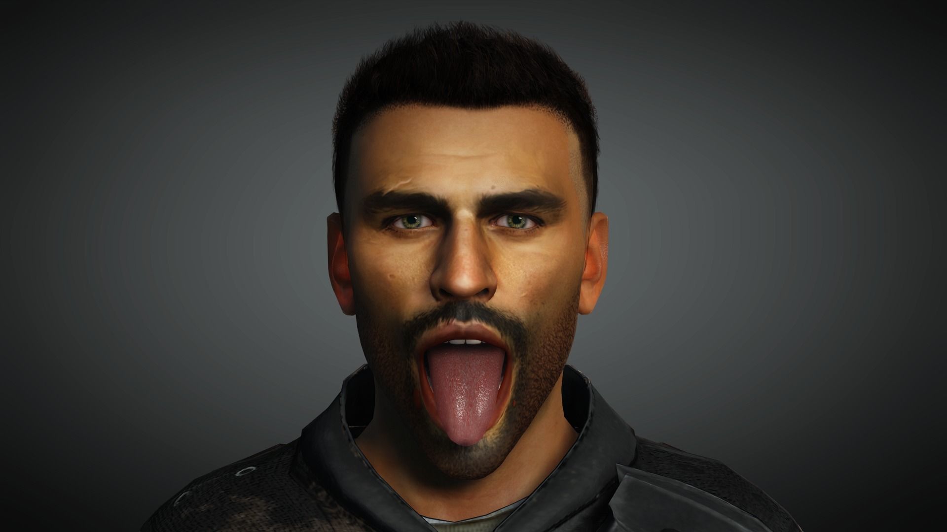 AAA Apocalypse Male Character 03 Low-poly 3D model_18