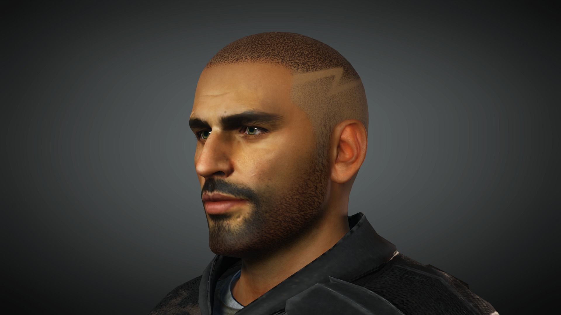 AAA Apocalypse Male Character 03 Low-poly 3D model_20