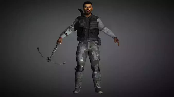 AAA Apocalypse Male Character 03